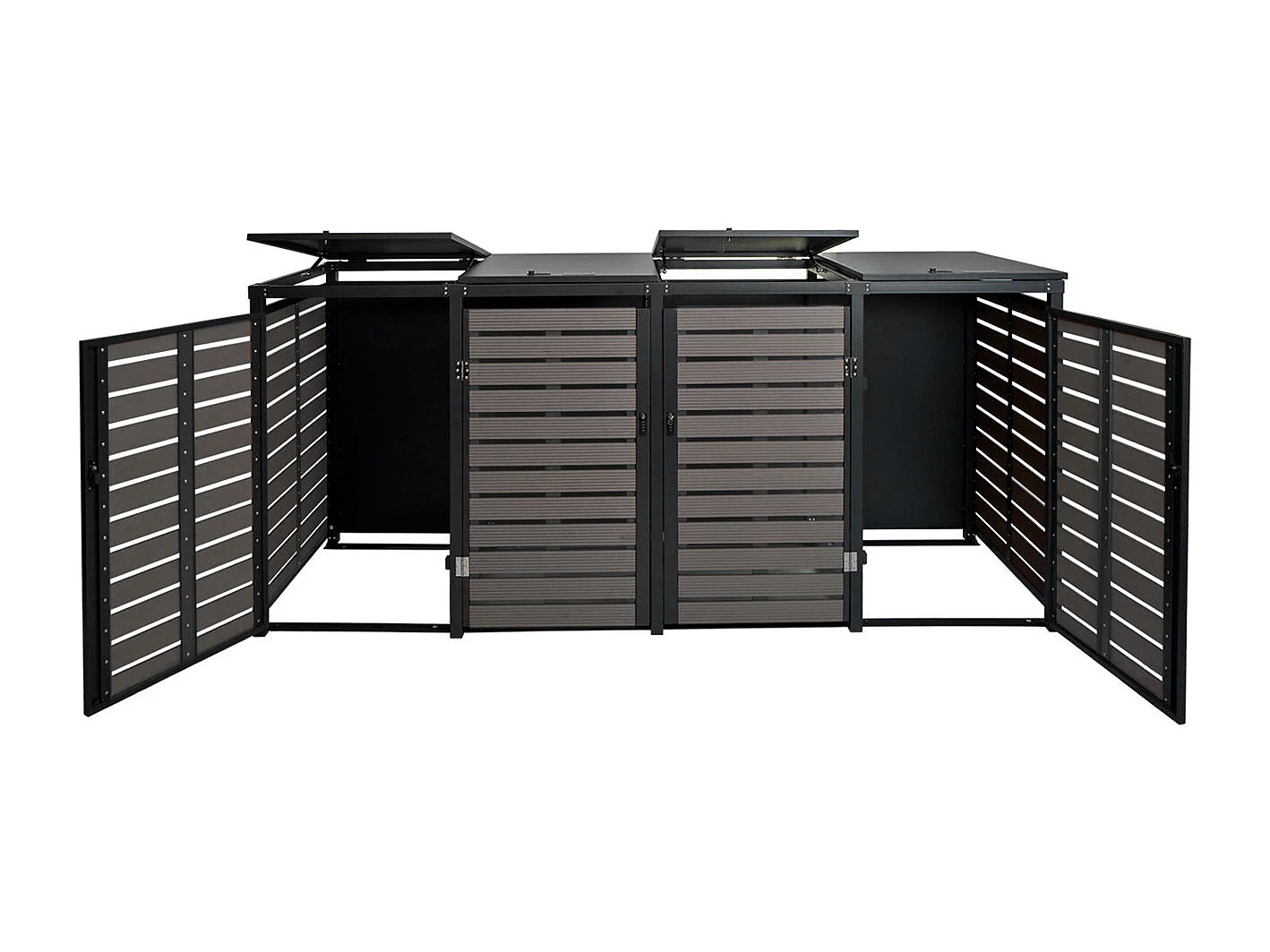 Mülltonnenverkleidung MCW-K14 (4er), Anthrazit