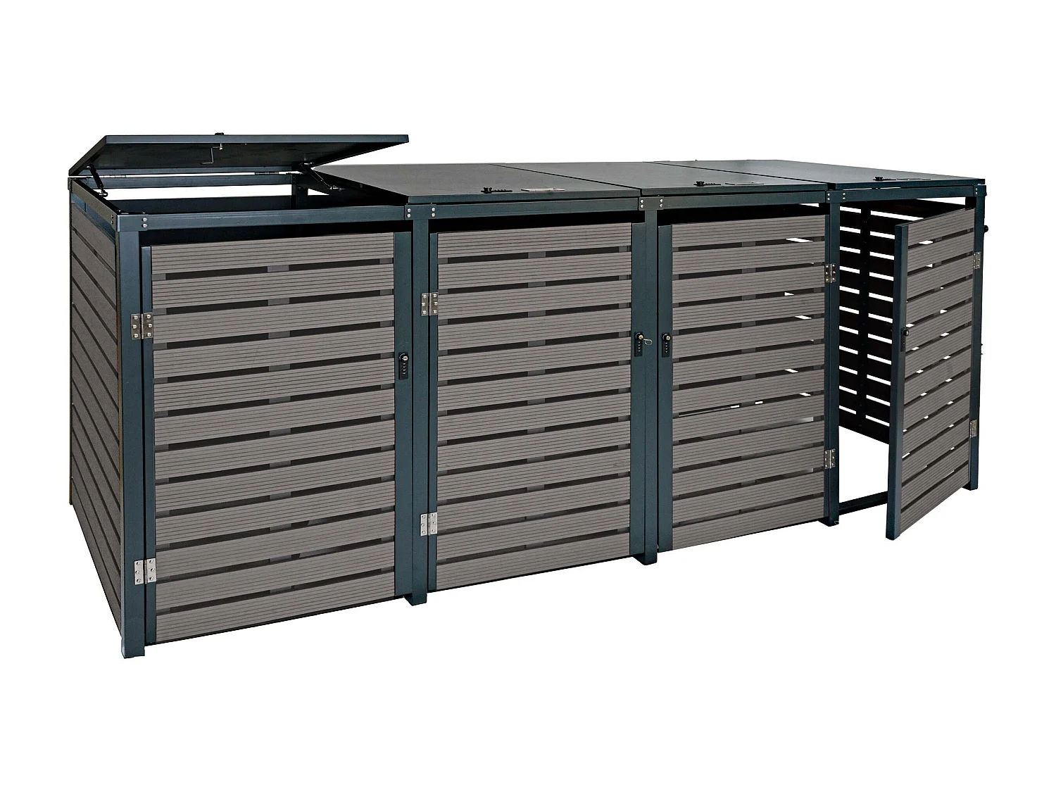 Pojemnik MCW-K14 (4 sztuki),  antracyt