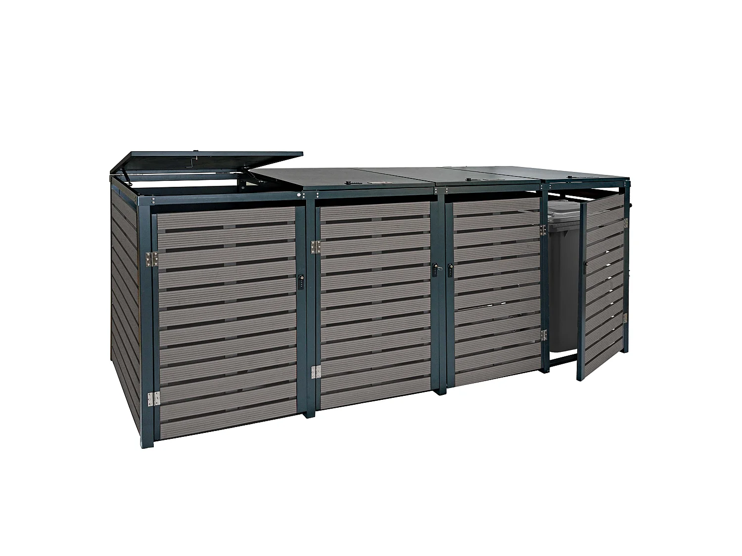 Pojemnik MCW-K14 (4 sztuki),  antracyt