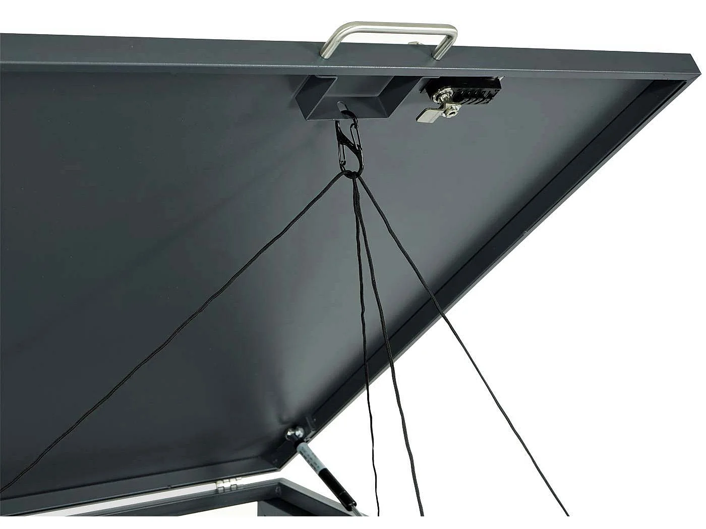 XL Mülltonnenverkleidung MCW-J81 3er/6er, Kirsche-Holzoptik dunkelbraun