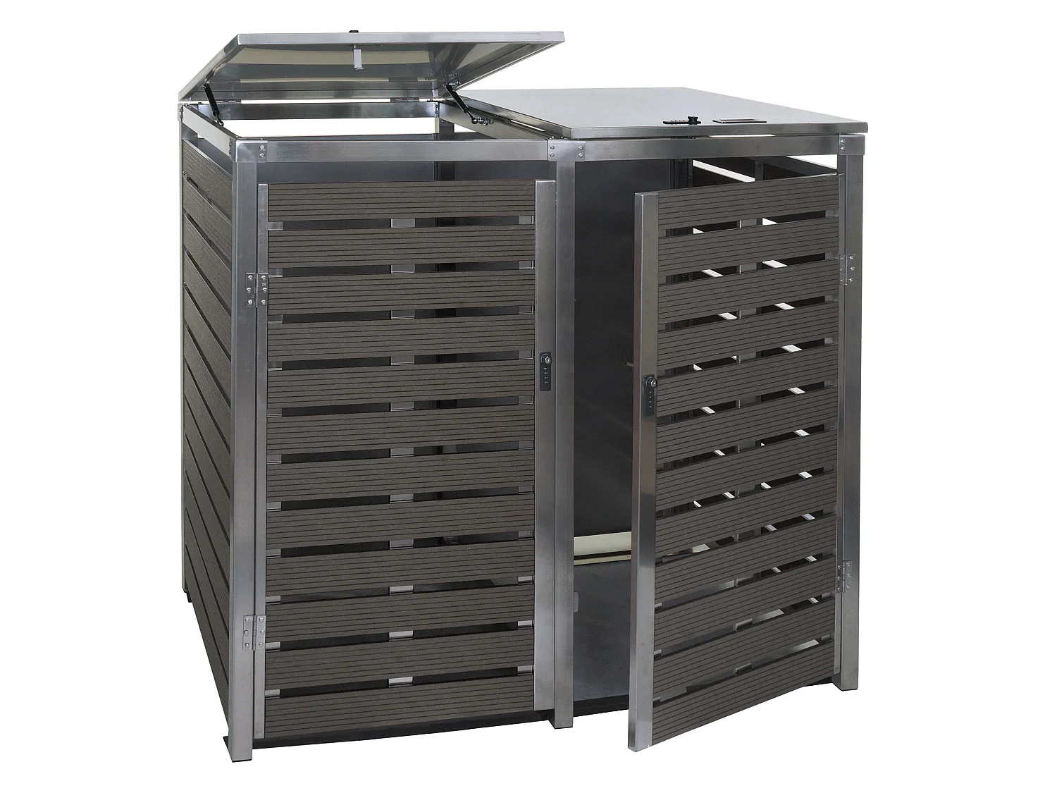 XL Mülltonnenverkleidung MCW-K14 2er/4er, Anthrazit