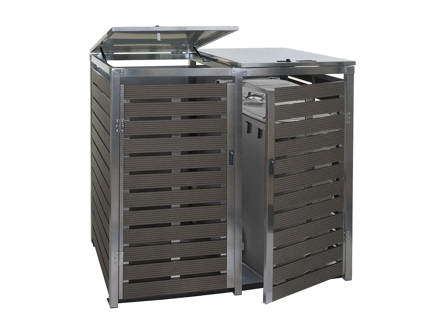 Pojemnik na śmieci XL MCW-K14 2er/4er,  antracyt