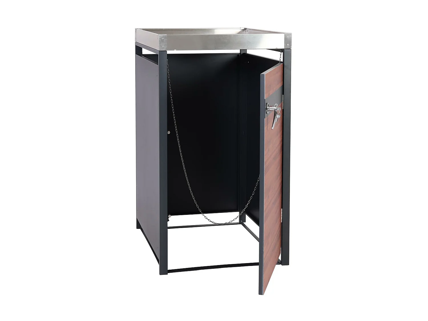 Wkład do kosza MCW-J82 (1 szt.),  ciemnobrązowy wygląd drewna wiśniowego