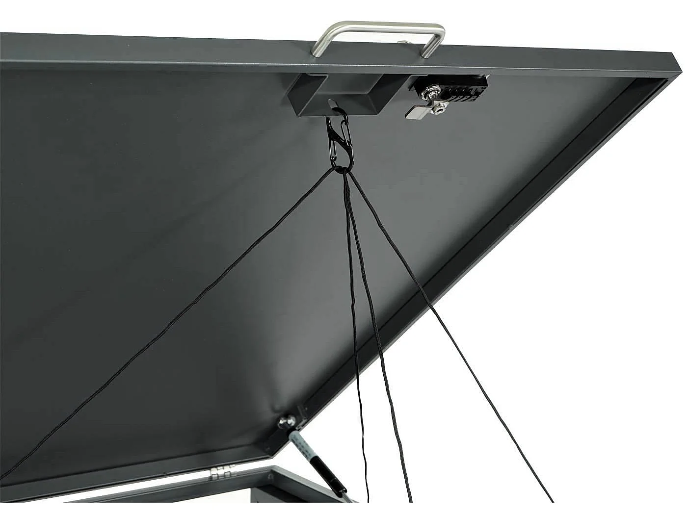 XL Mülltonnenverkleidung MCW-J82 4er/8er, Kirsche-Holzoptik dunkelbraun