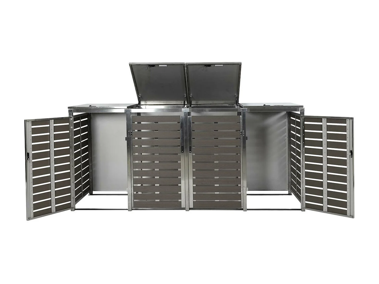 Mülltonnenverkleidung MCW-K14 (4er), Anthrazit