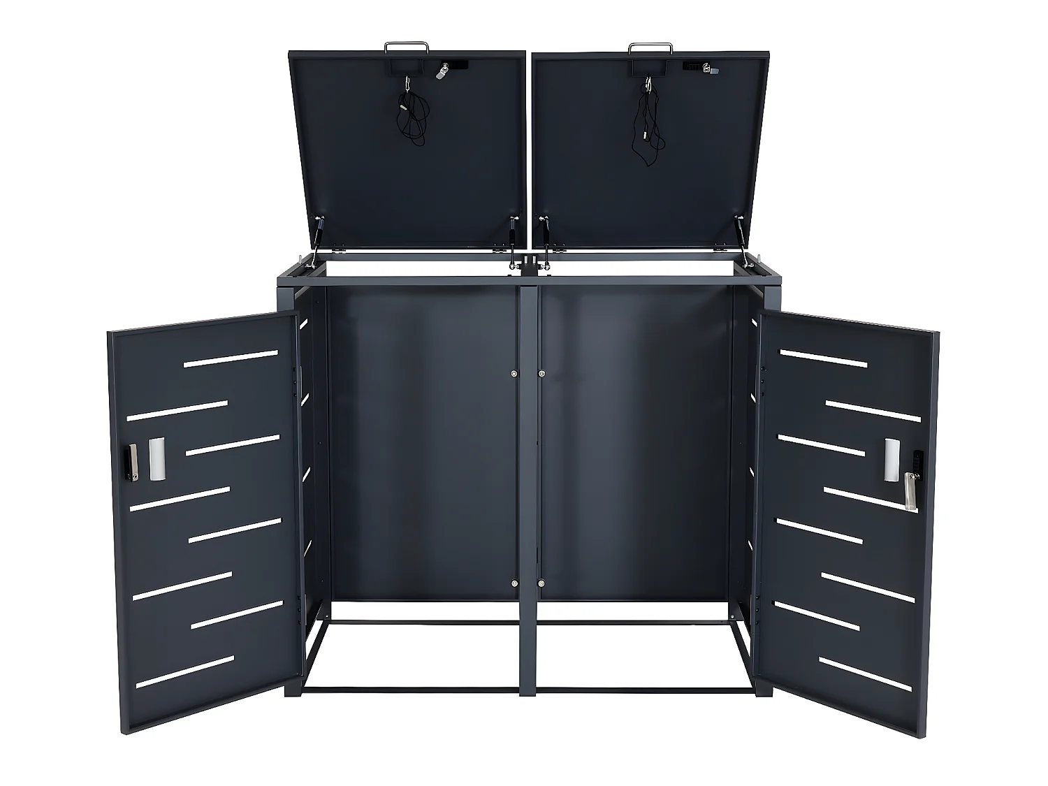 Pojemnik MCW-E83 (2 sztuki),  antracyt, stal 38kg