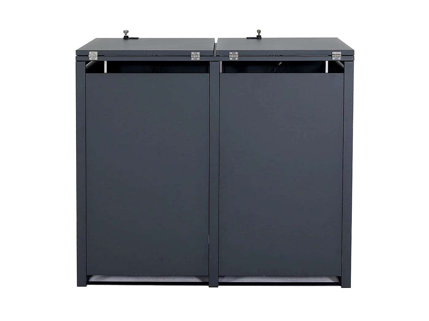 Afvalbakbekleding MCW-E83 (2 stuks),  antraciet, staal 38kg