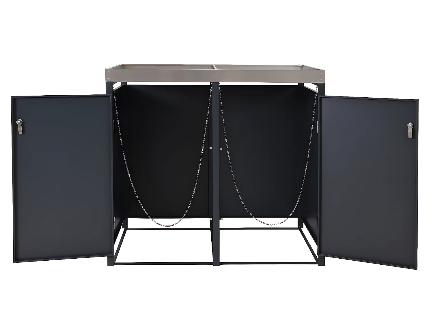 Afvalzak MCW-J82 (2 stuks),  donkerbruin kersenhout look