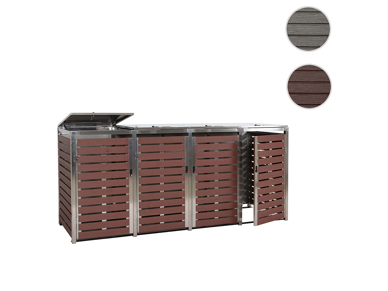 Afvalzak MCW-K14 (4 eenheden),  walnoot hout look