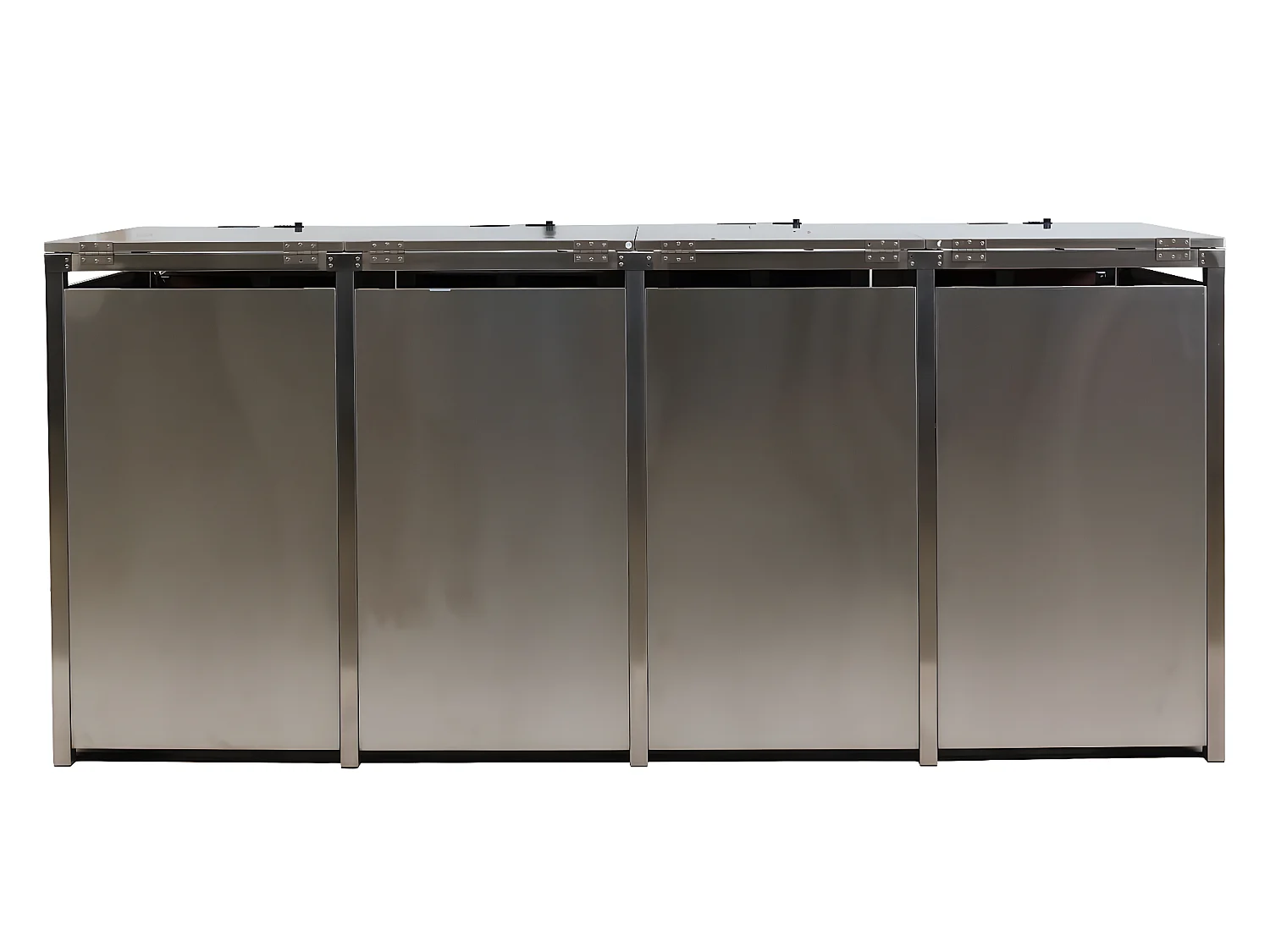 Pojemnik MCW-K14 (4 sztuki),  wygląd drewna orzechowego