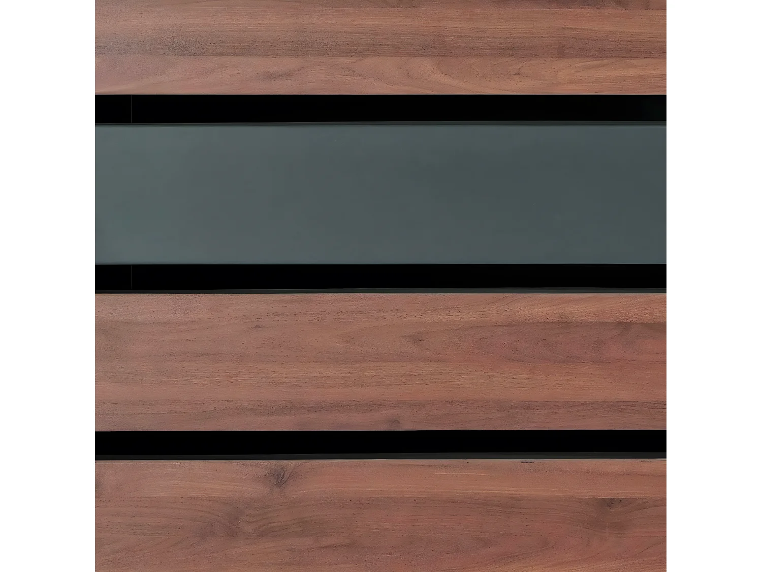 Set 2x copribidoni box spazzatura rifiuti con fioriera MCW-J81 80x132x125cm acciaio inox antracite ciliegio