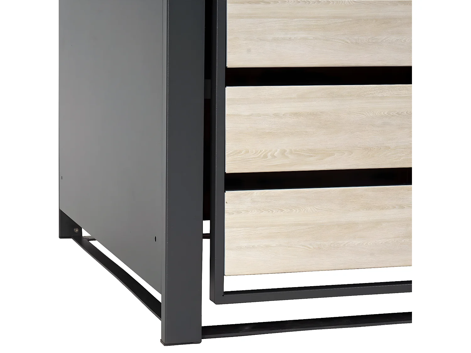 XL Mülltonnenverkleidung MCW-J81 4er/8er, Buche-Holzoptik hellbraun