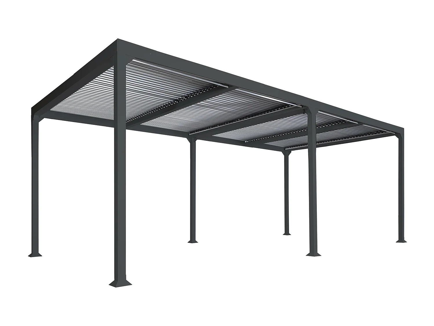 Aluminium pergola MCW-L41,  antraciet