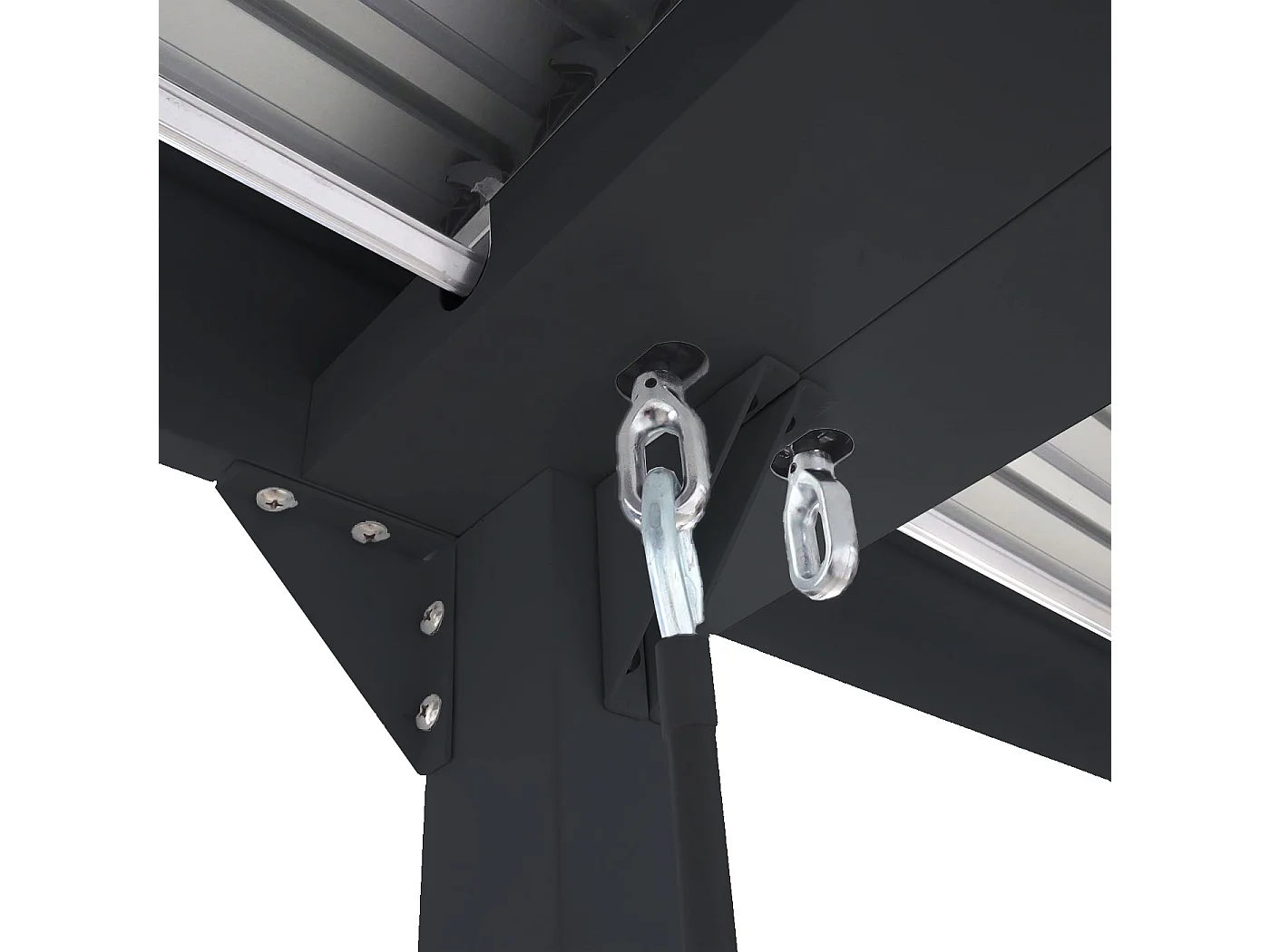 Aluminiumspergola MCW-L41,  antracit
