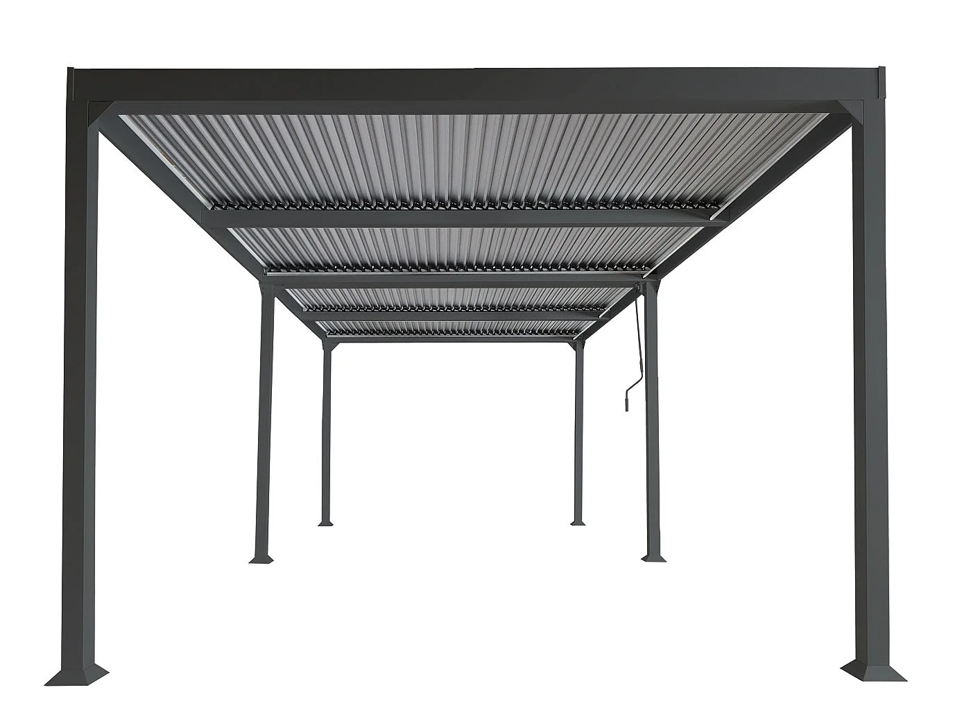 Aluminiumspergola MCW-L41,  antracit
