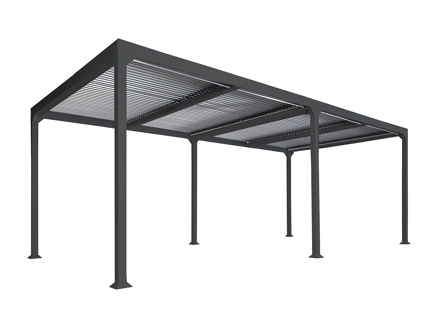 Aluminiumspergola MCW-L41,  antracit