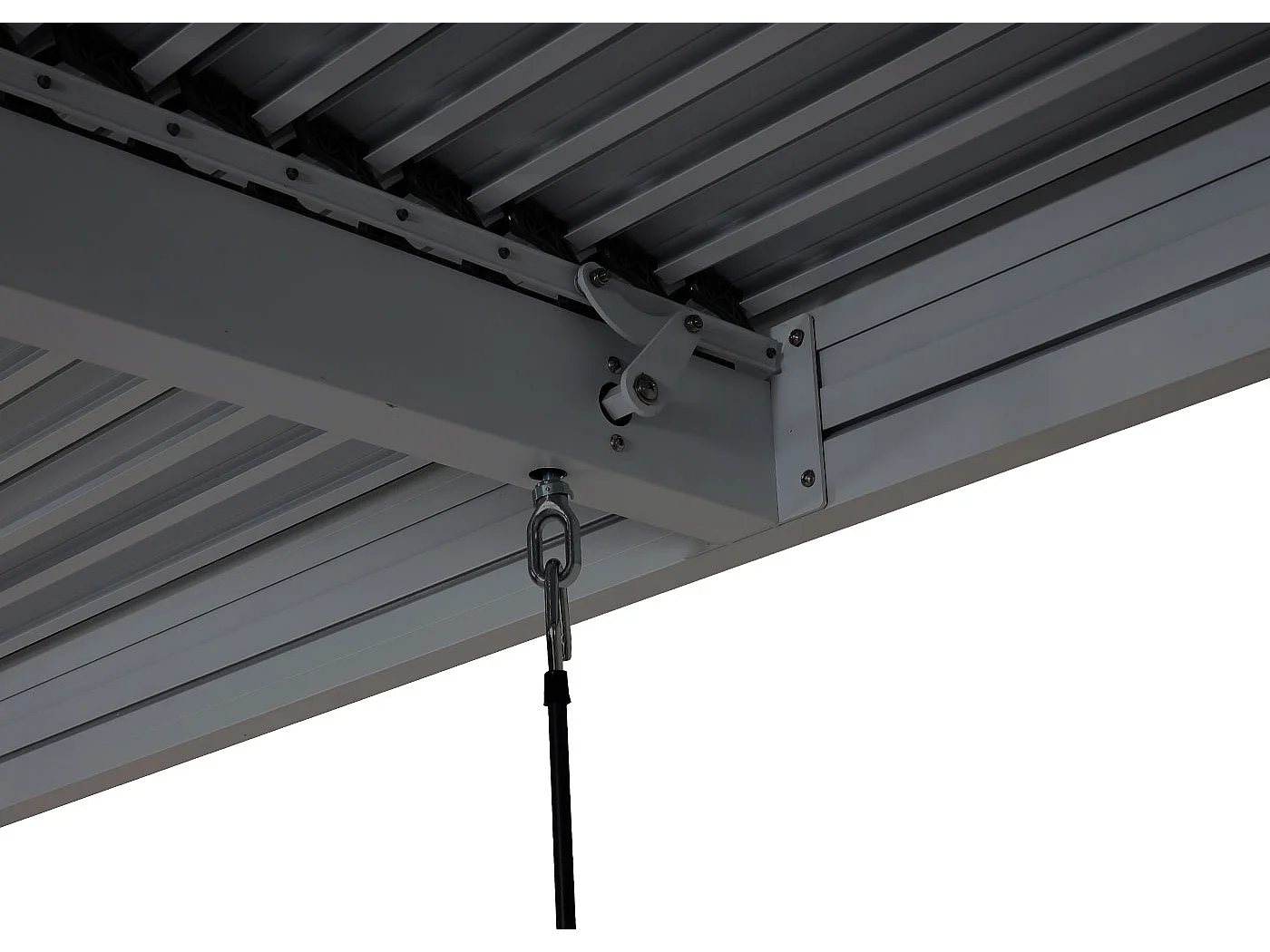 Pergola MCW-L46 ze ścianą boczną,  antracyt