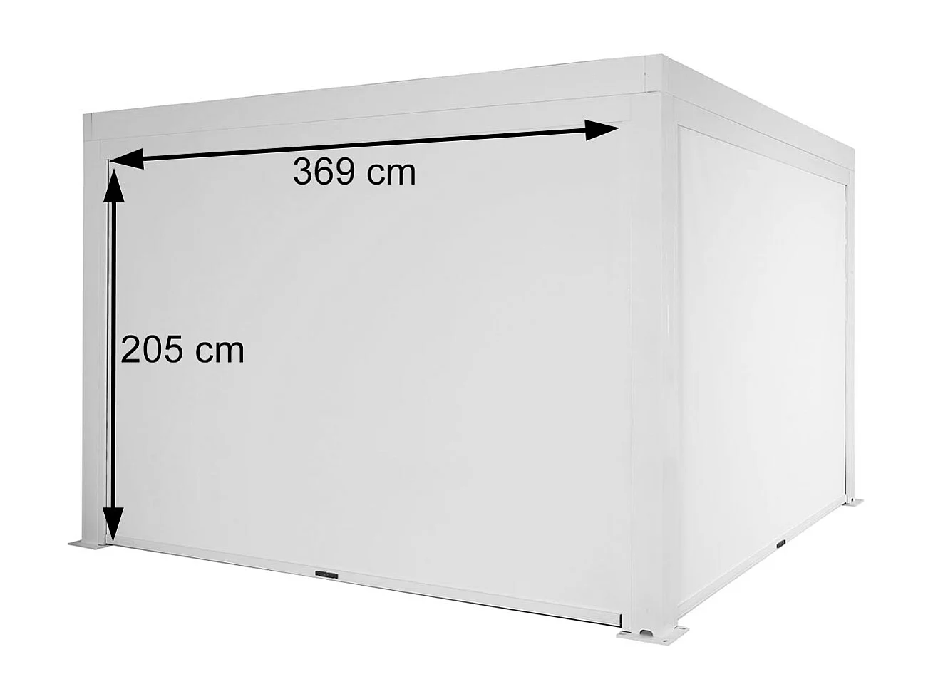 Zijpaneel voor pergola MCW-L46,  antraciet