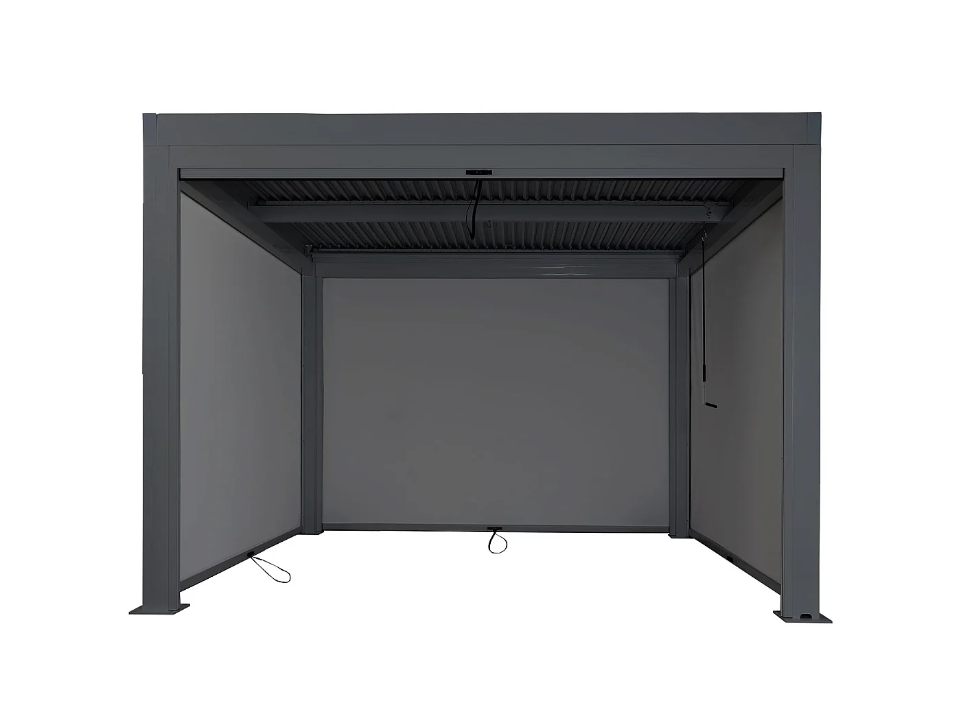 Pergola MCW-L46 z ścianką boczną,  antracyt