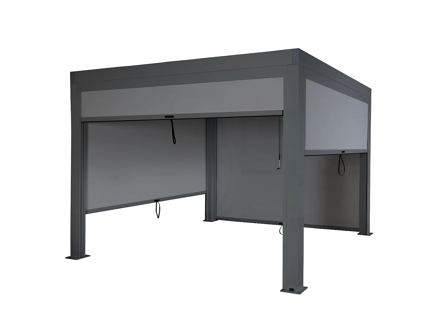 Pergola MCW-L46 z ścianką boczną,  antracyt