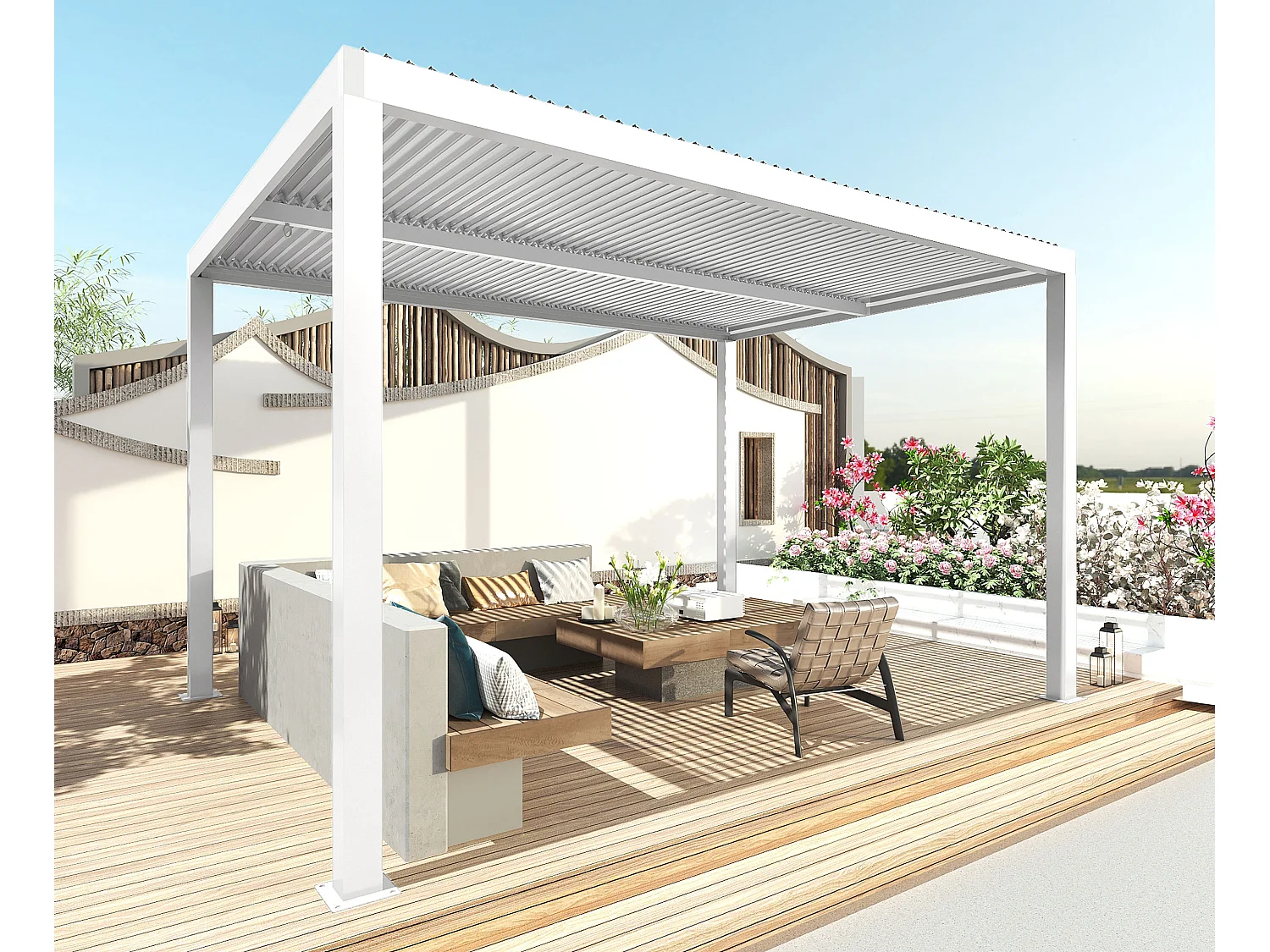 Pérgola MCW-L46,  branco