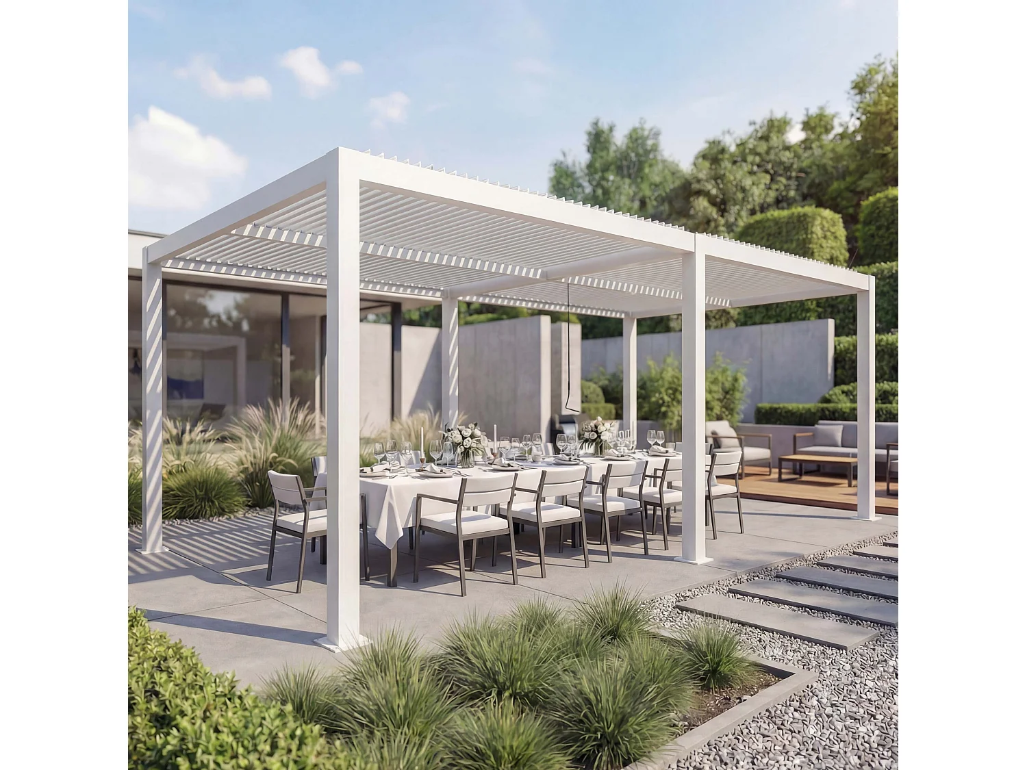 Pergola MCW-L46,  hvid
