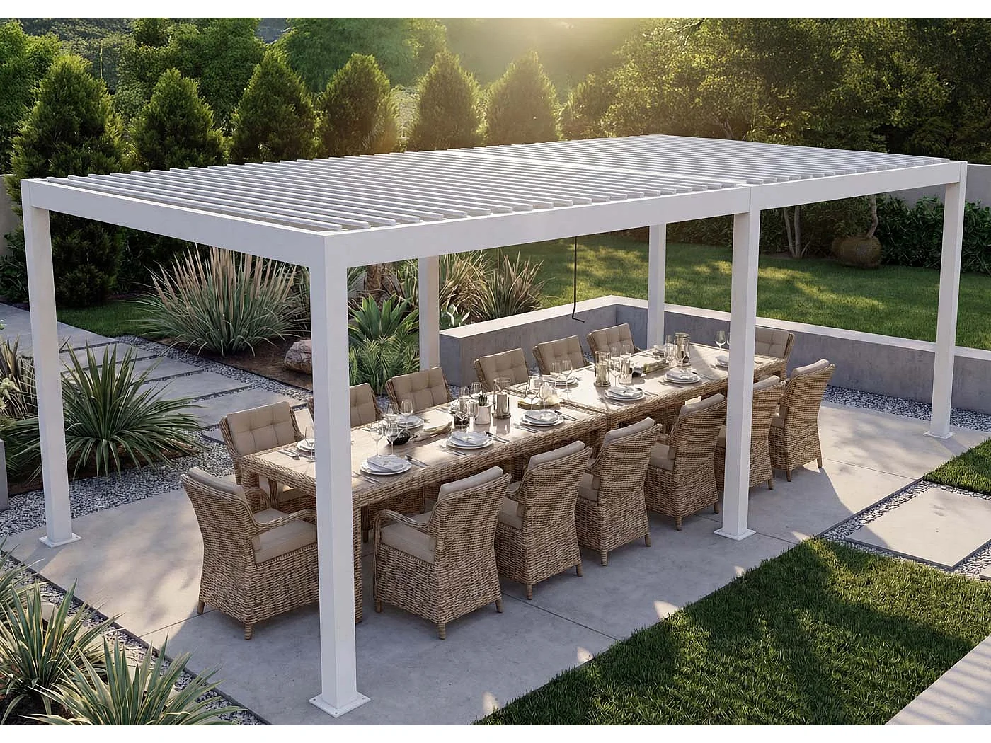 Pergola MCW-L46,  hvid