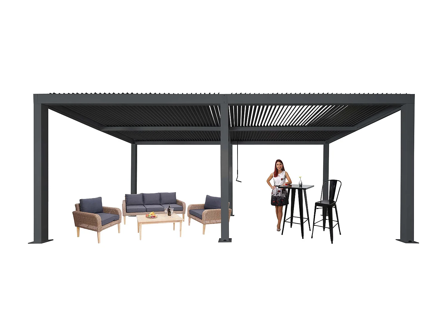 Pergola MCW-L46,  antraciet