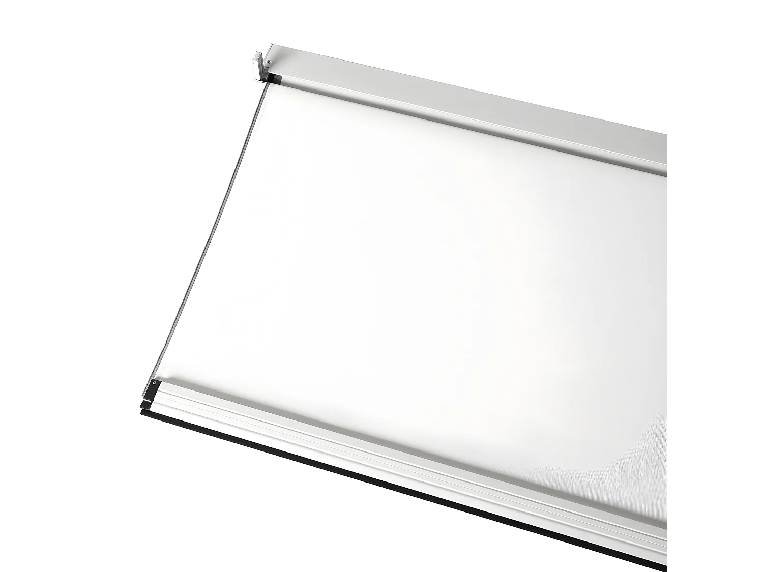 Zijpaneel voor pergola MCW-L46 (4 eenheden),  wit