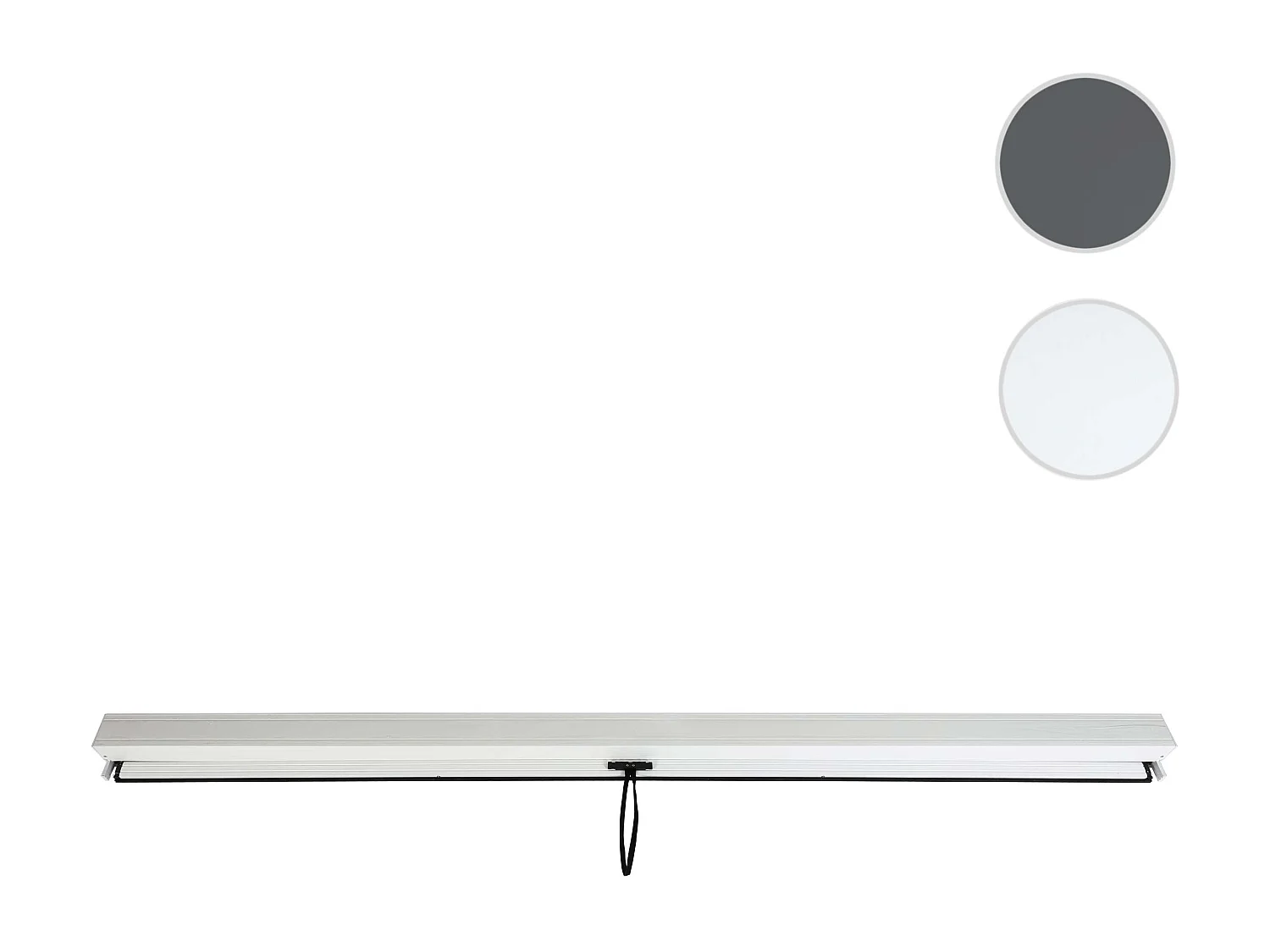 Sidevæg til pergola MCW-L46 (4-delt),  hvid