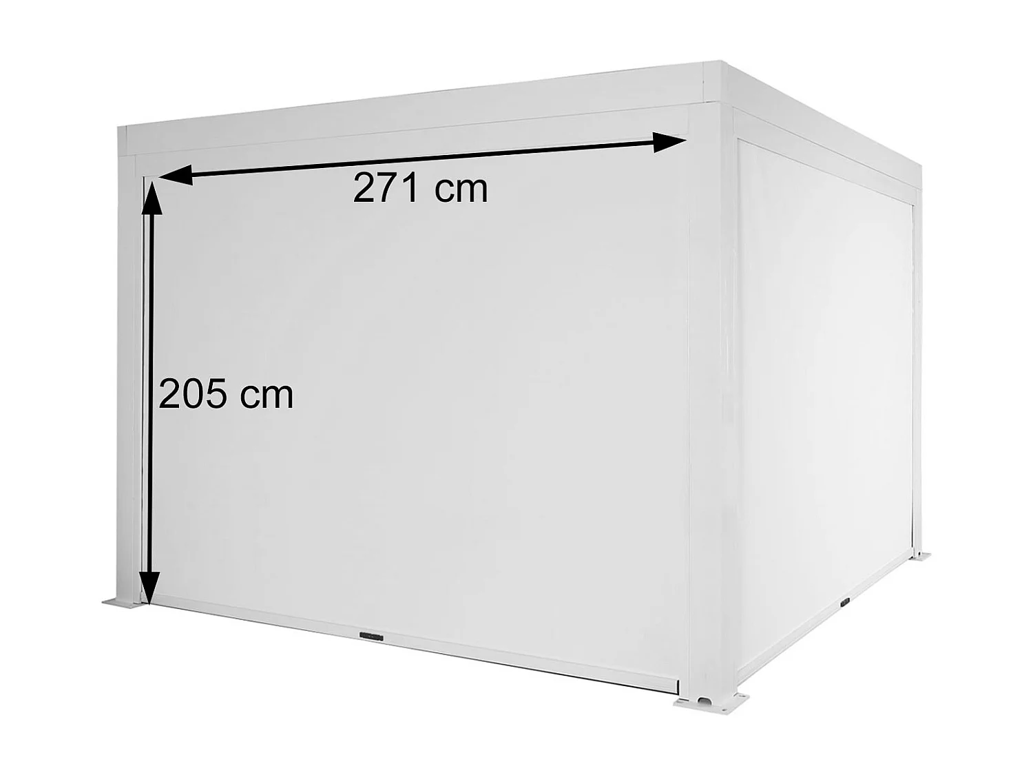 Panel boczny do pergoli MCW-L46,  antracyt