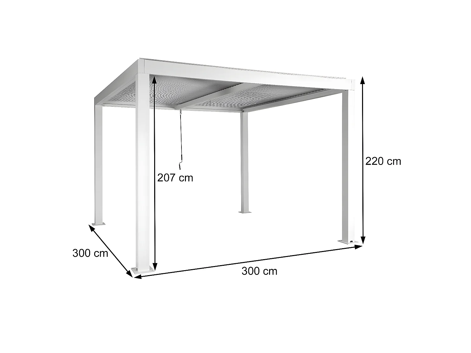 Pergola MCW-L46,  antracyt