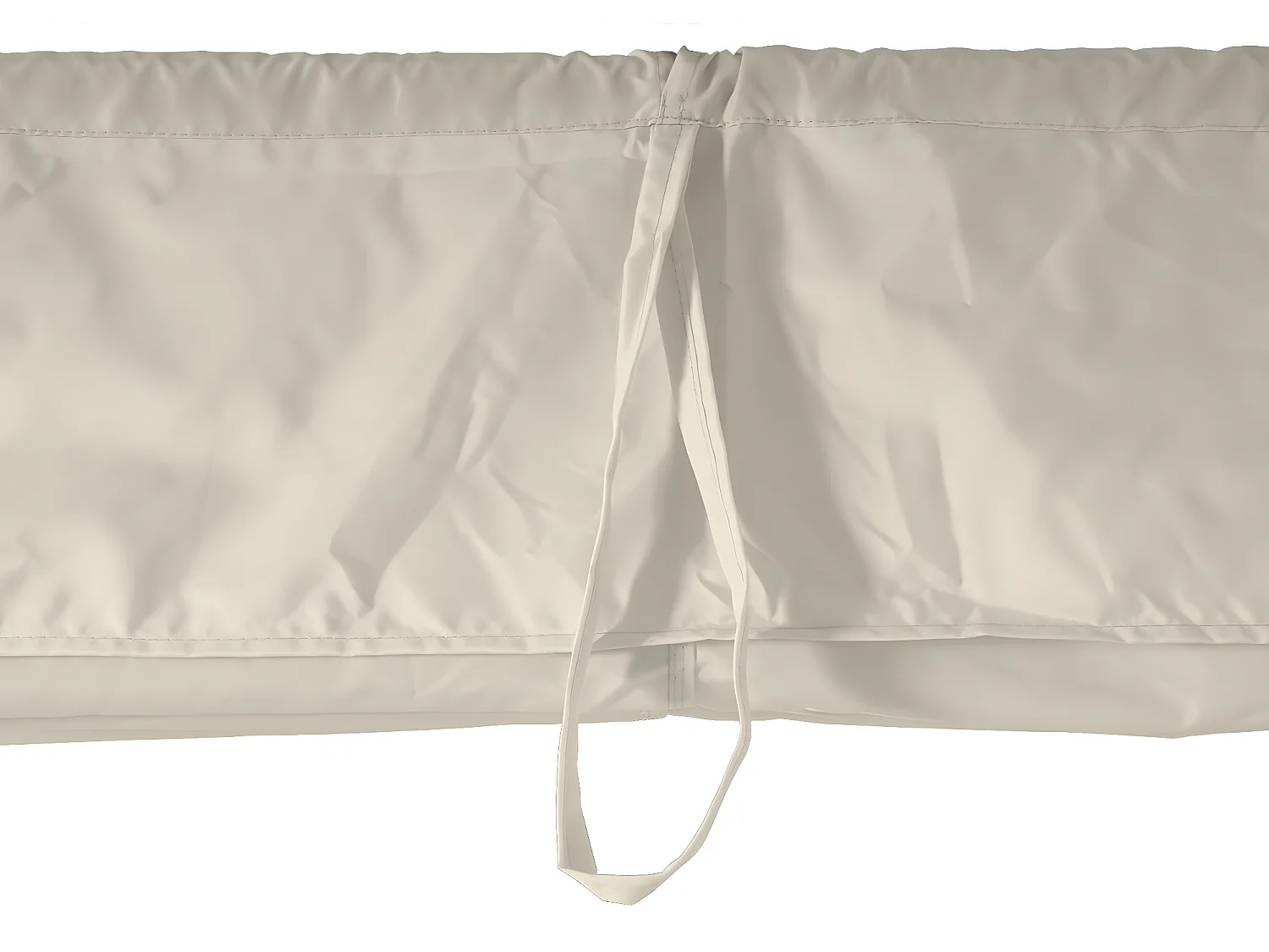 Gazebo pergola regolabile baldacchino moderno elegante giardino MCW-L42 acciaio effetto legno bambù 3x3m avorio bianco