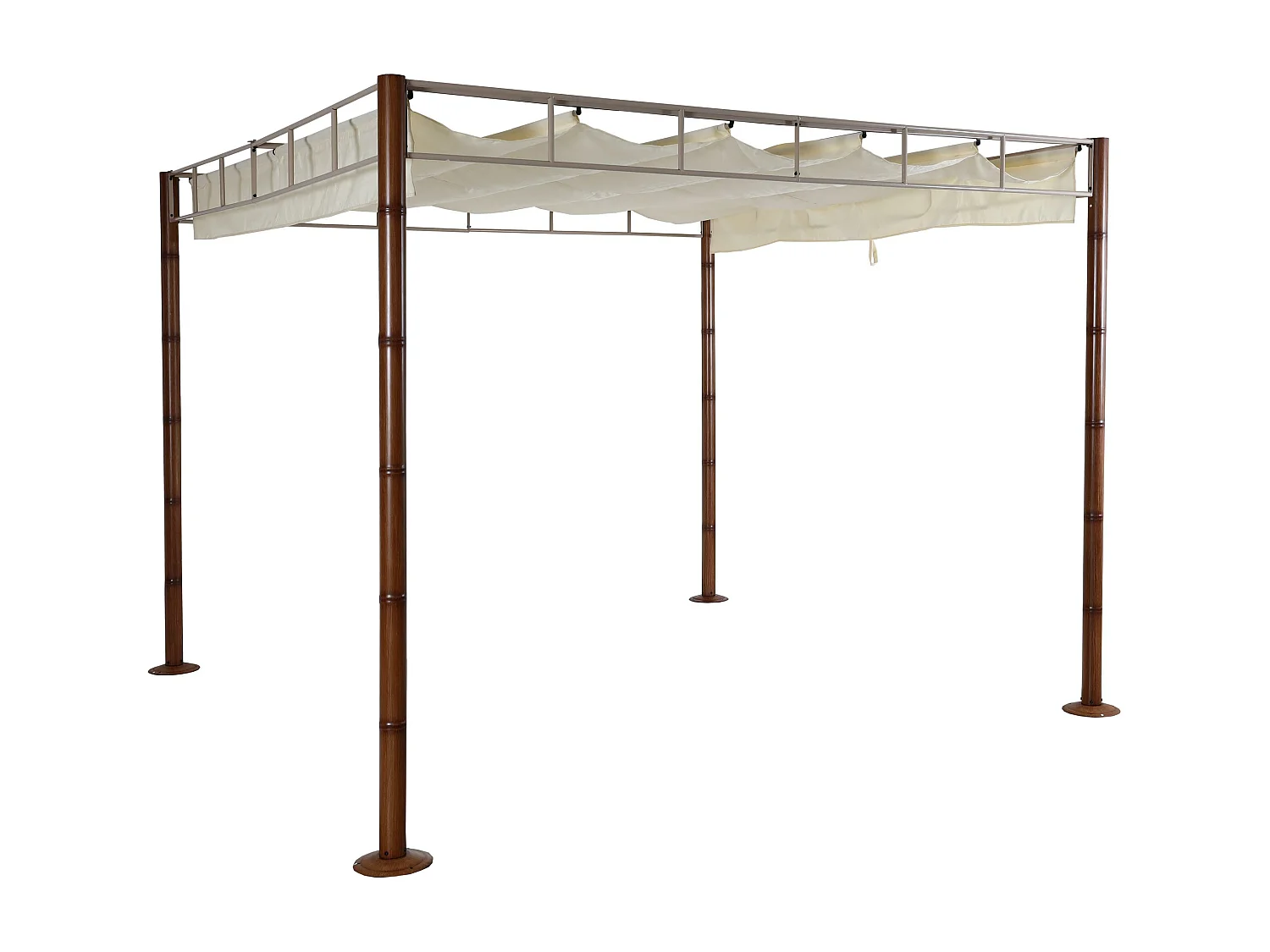 Pergola MCW-L42, Creme-weiß