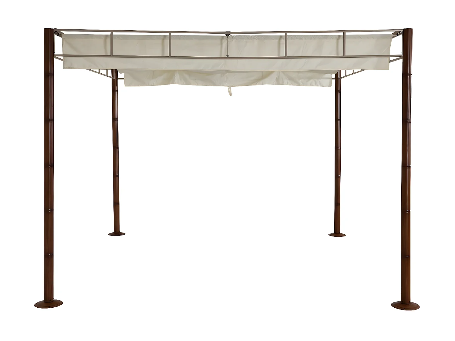 Pergola MCW-L42, Creme-weiß