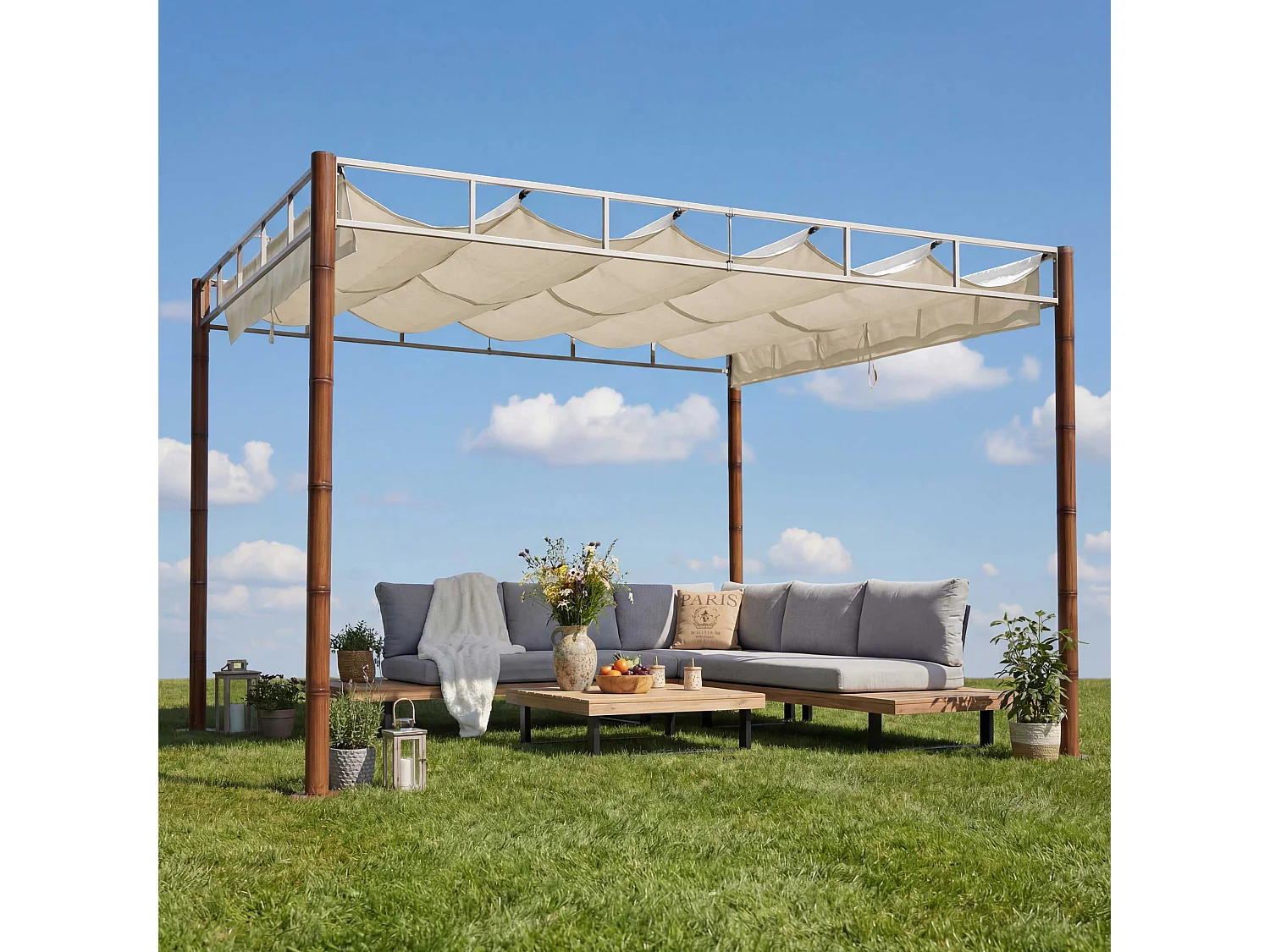 Pergola MCW-L42,  cremehvid