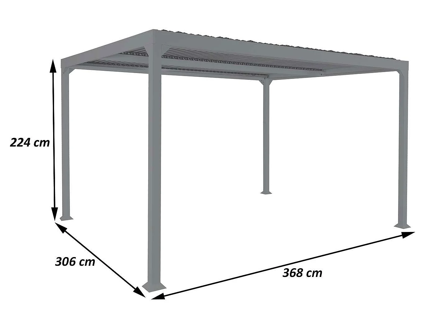Pergola MCW-L41,  antracit