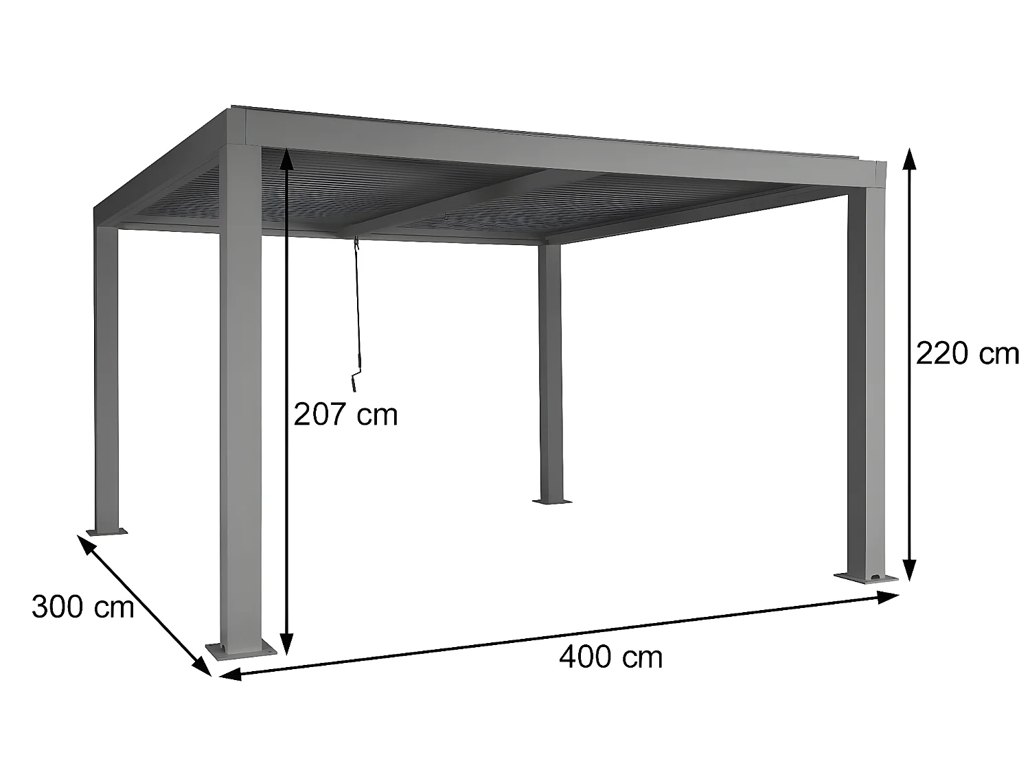Pergola MCW-L46, Anthrazit