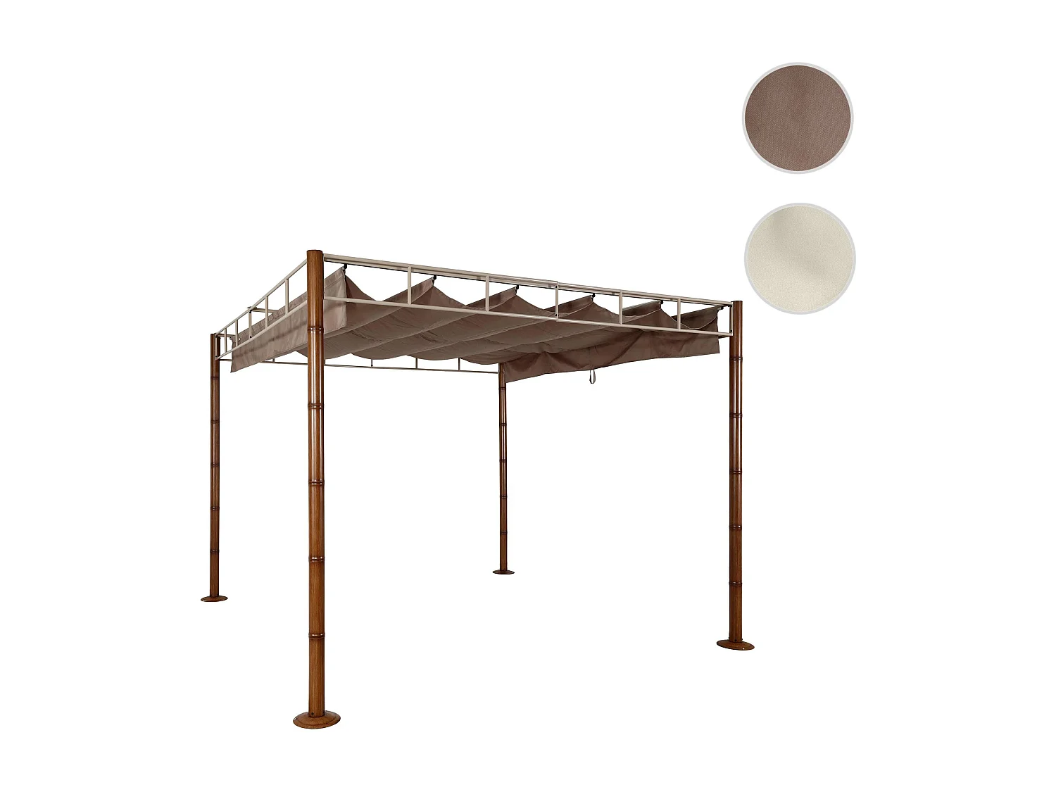 Pergola MCW-L42, Taupe-braun