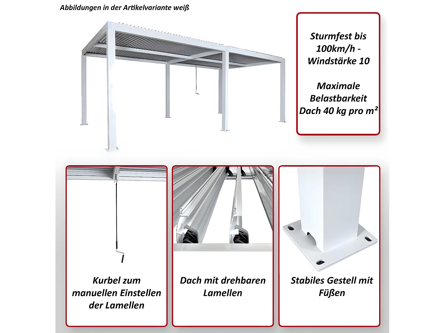 Pergola MCW-L46,  antracyt
