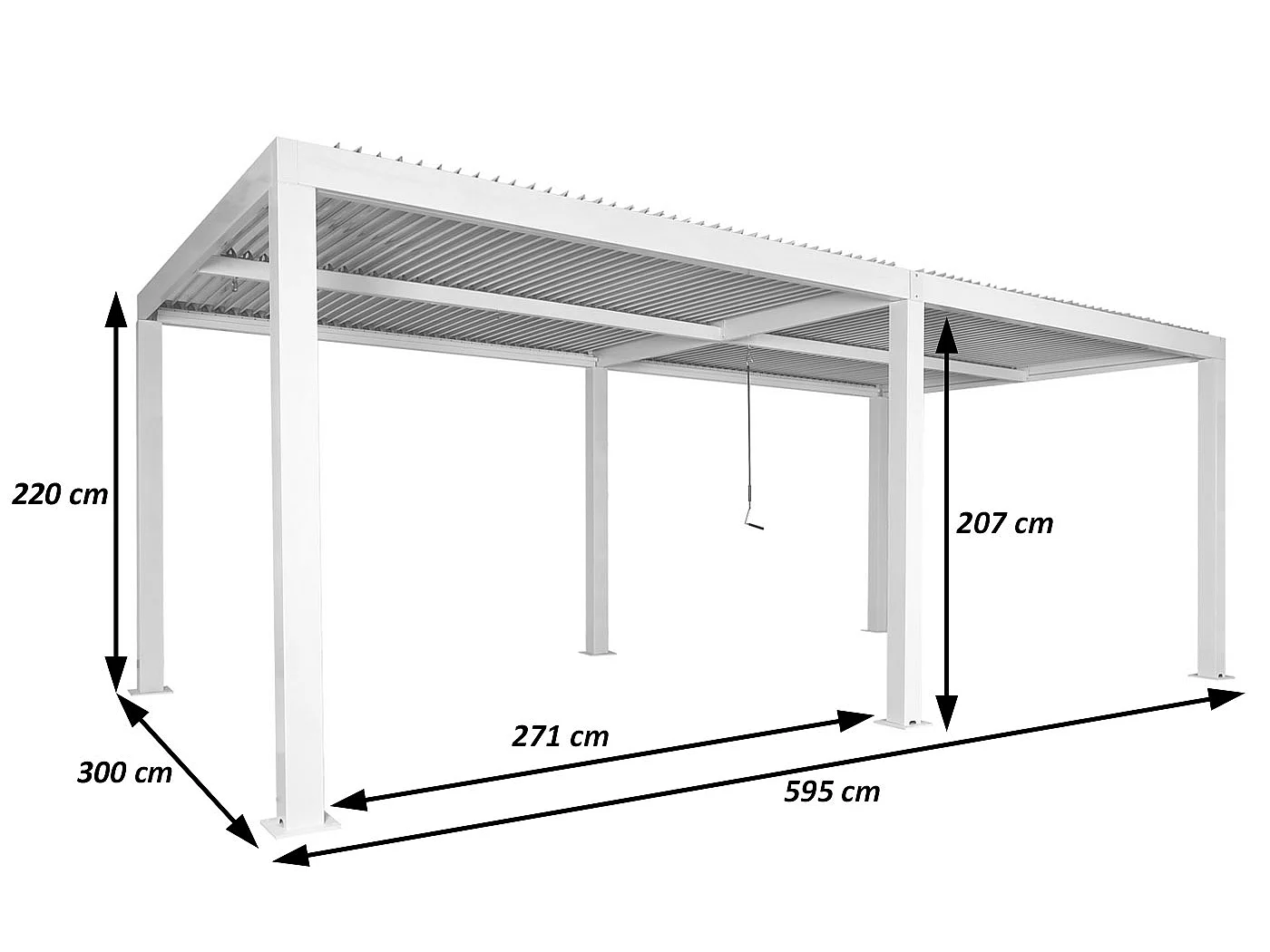 Pergola MCW-L46,  antracit