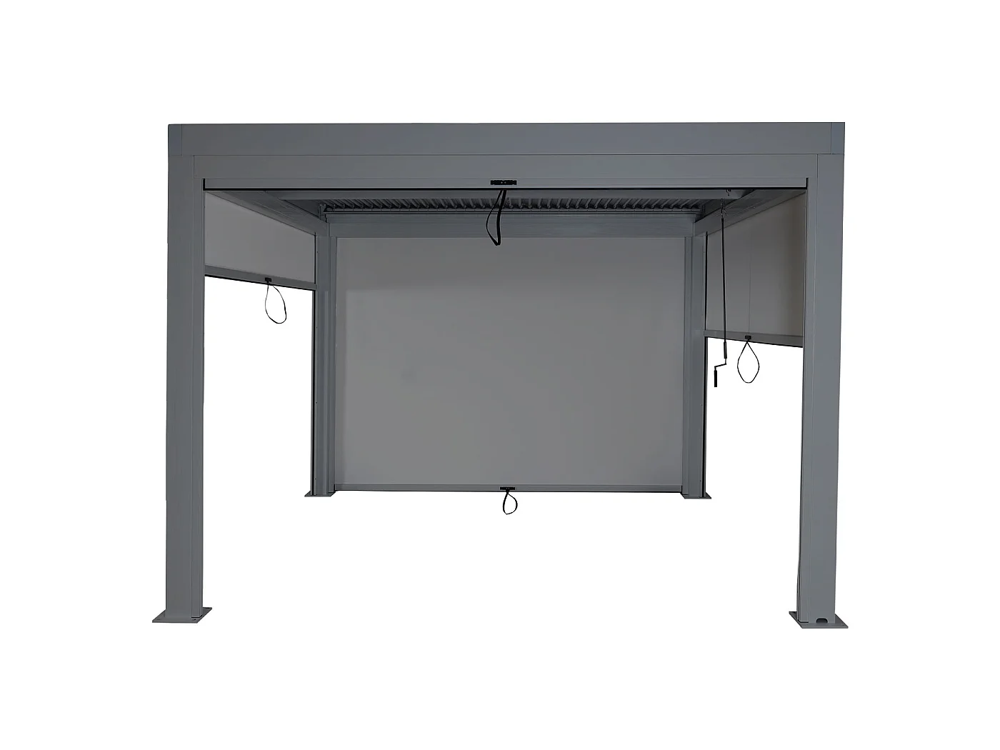 Pergola MCW-L46 z ścianką boczną,  antracyt