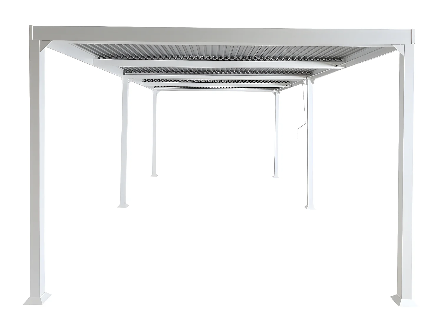 Pergola aluminiowa MCW-L41,  biały