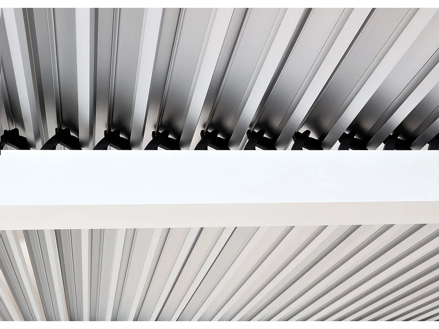 Aluminiumspergola MCW-L41,  hvid