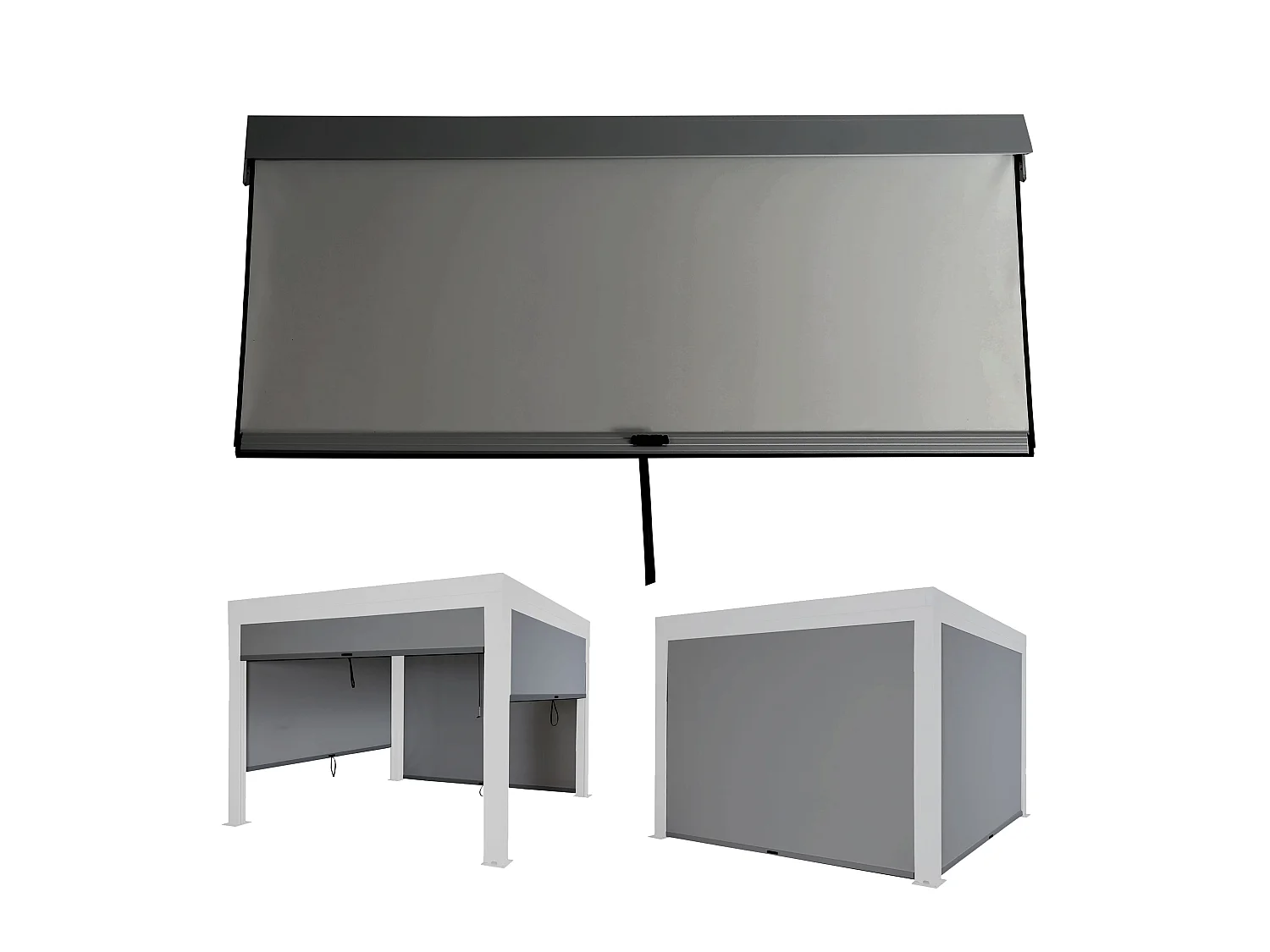 Panel boczny do pergoli MCW-L46 (4 sztuki),  antracyt