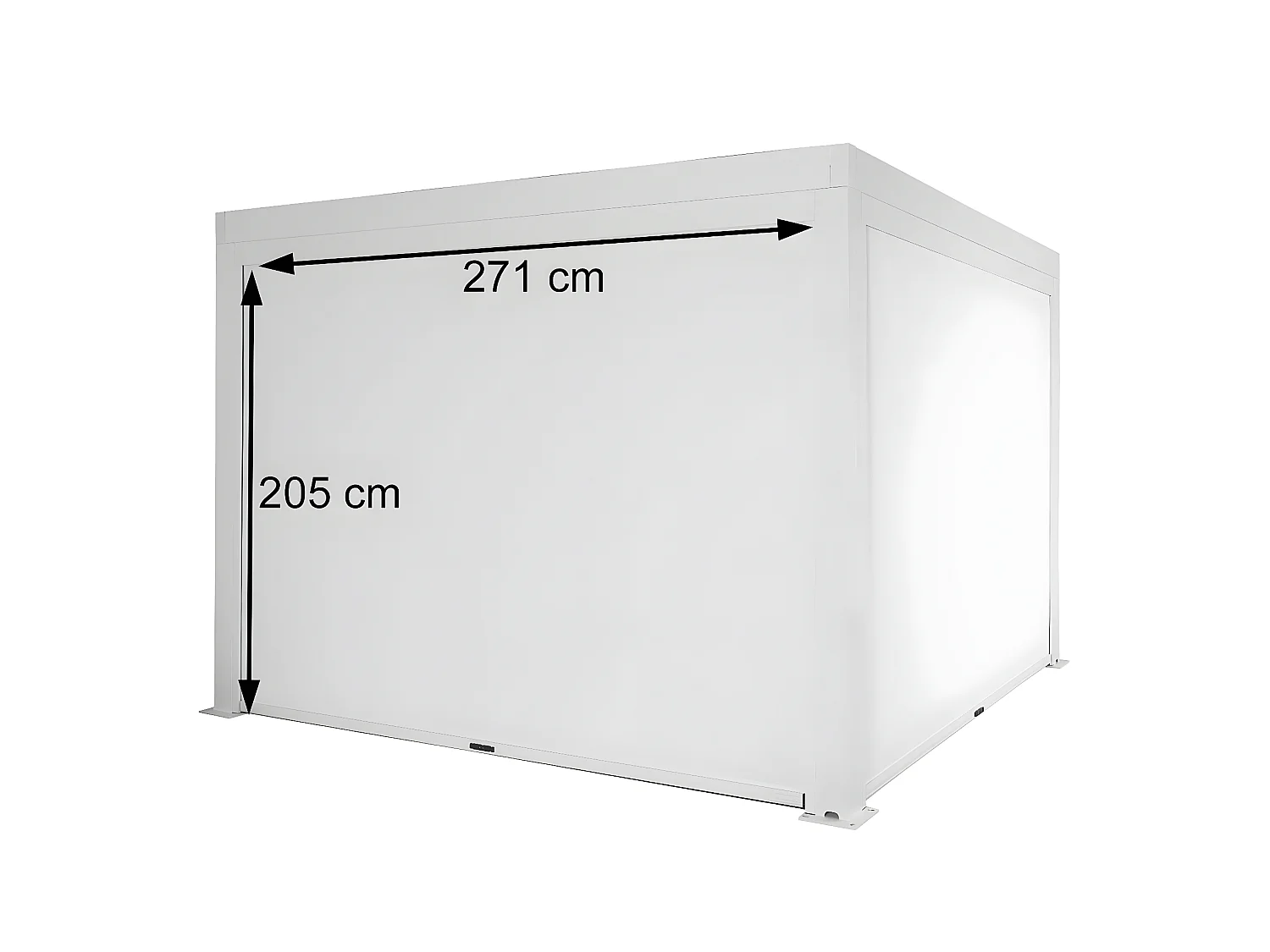 Panel boczny do pergoli MCW-L46 (4 sztuki),  antracyt