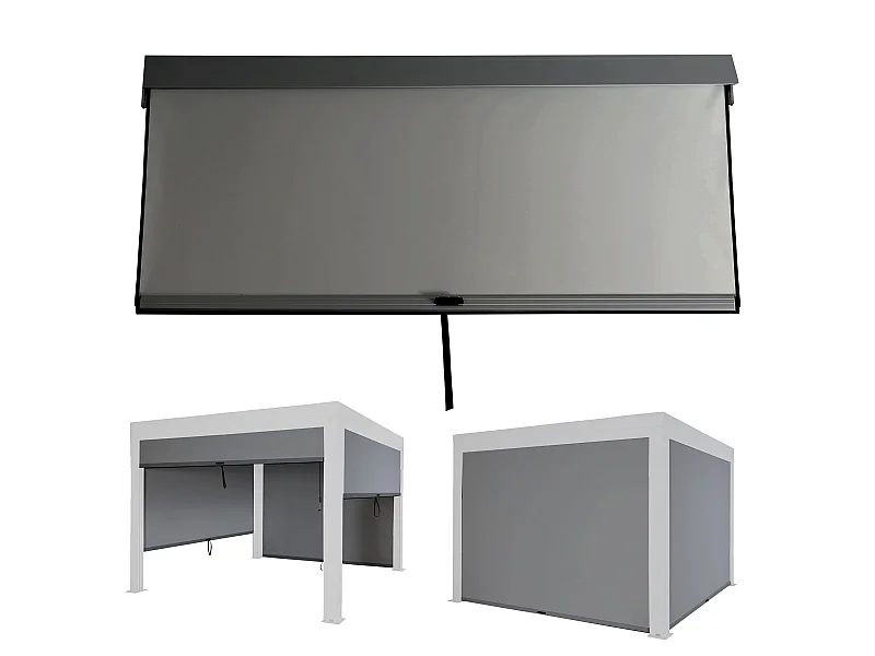 Panel boczny do pergoli MCW-L46 (4 sztuki),  antracyt