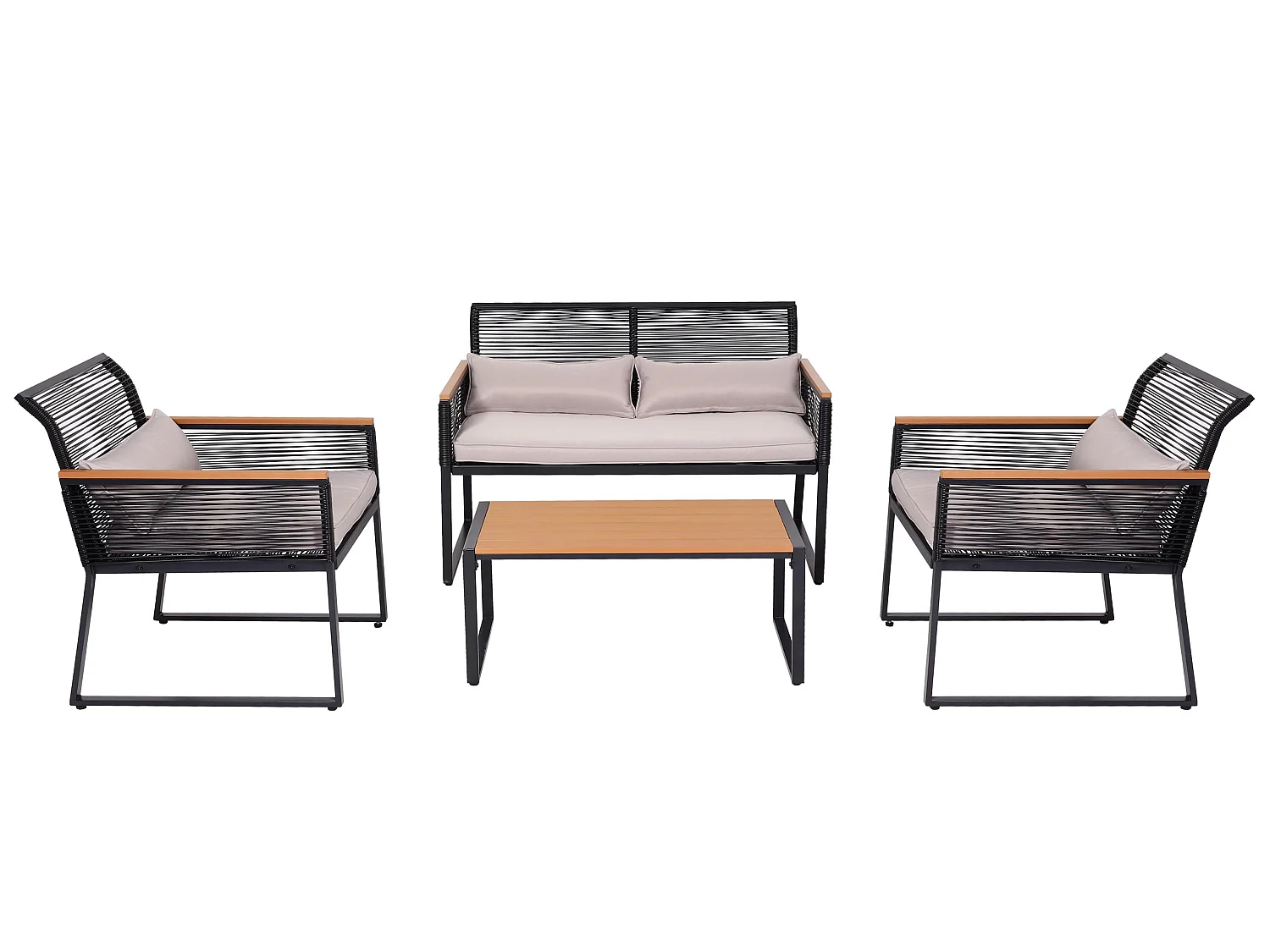 Garten-Garnitur MCW-K42 (4er-Set)