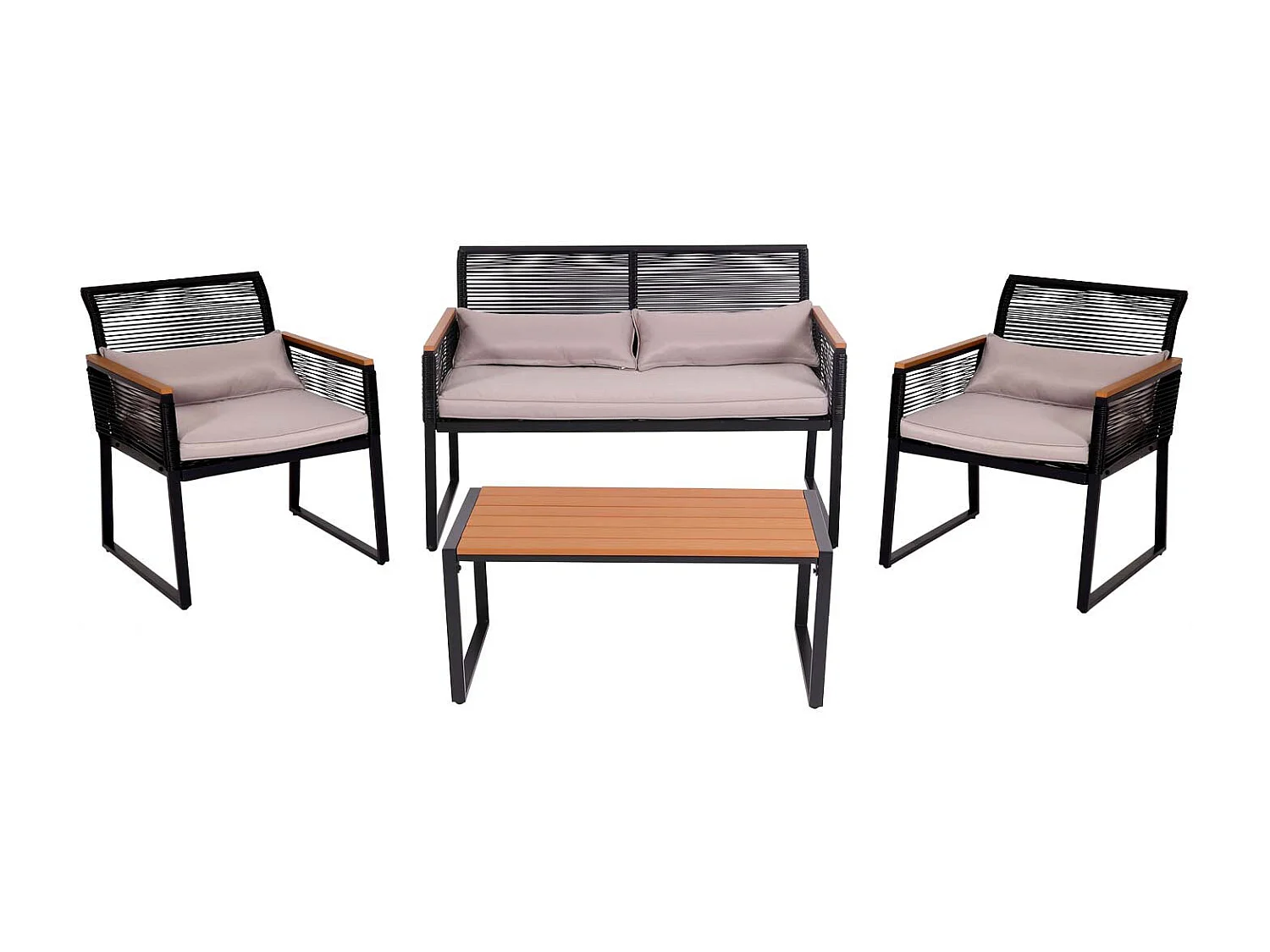 Garten-Garnitur MCW-K42 (4er-Set)