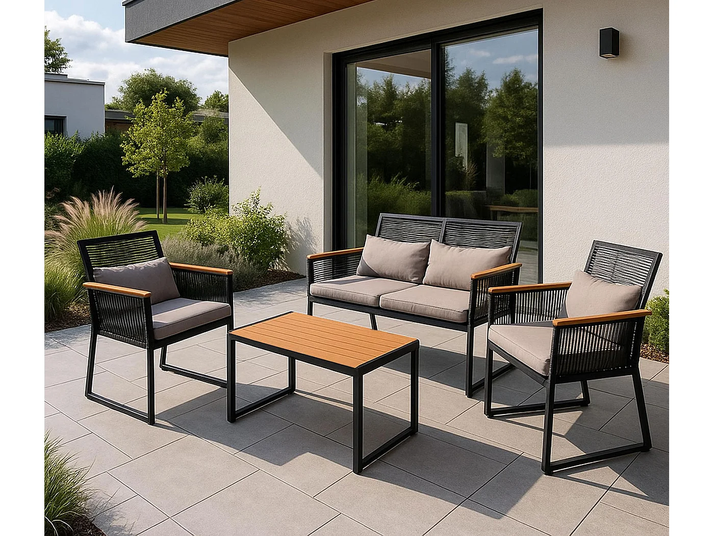 Garten-Garnitur MCW-K42 (4er-Set)